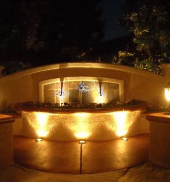 Landscape Backyard Lighting